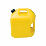 DIESEL CAN YELLOW PLASTIC AUTO SHUT OFF QUICK FLOW 5 GAL (MCC-8610)