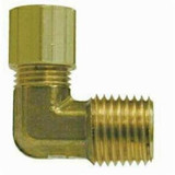 BRASS COMPRESSION FITTING ELBOW C X C 1/8 (MID-18-122) - Ballard Industrial