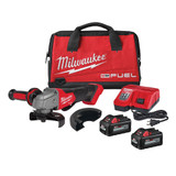 Milwaukee M12 FUEL Cordless 1/4in. Right Angle Die Grinder Kit, Two  Batteries, Model# 2485-22