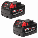 BATTERY M18 REDLITHIUM XC3.0 2/PK (MIL-48-11-1822)
