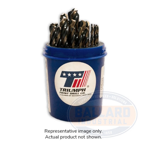 DRILL BIT SET FRACTION 29 PC HSS 1/16" TO 1/2" X 64THS MECHANICS LENGTH