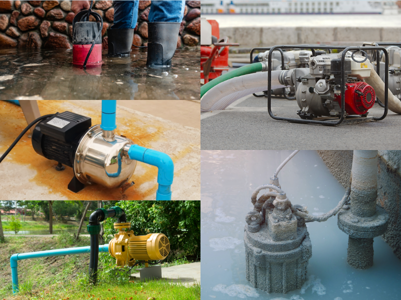 Application images of commercial pumps