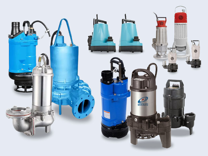 Submersible pumps from Tsurumi, Chicago Pneumatic, Little Giant and more.