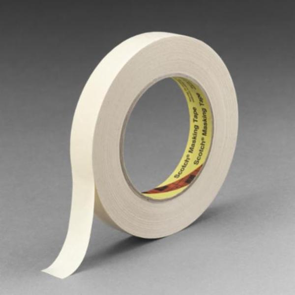 Masking Tape: 2 Wide, 60 yd Long, 5.2 mil Thick, Tan