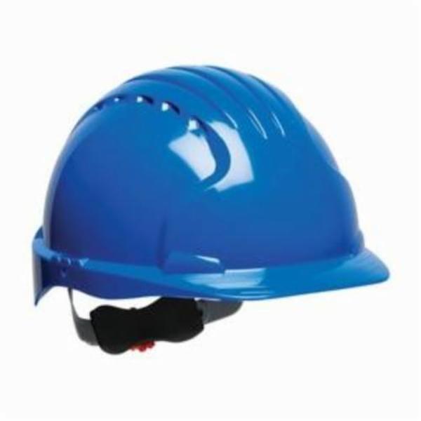HARD HAT JSP EVOLUTION 6151 BLUE 6PT TEXTILE SUSP WHEEL RATCHET CLASS E