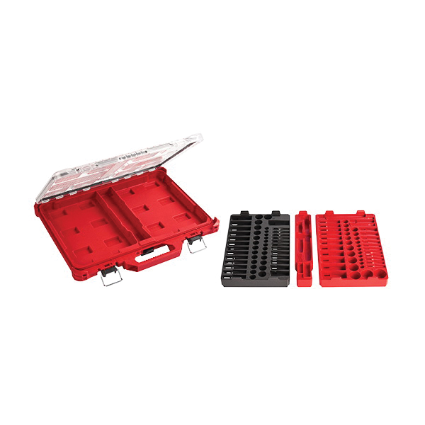 SOCKET AND RATCHET SET METRIC AND SAE 106 PC W/PACKOUT ORGANIZER 1