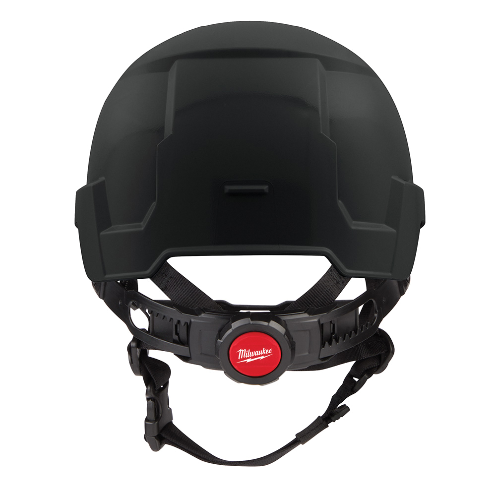 HELMET SAFETY BLACK FRONT BRIM CLASS E W/ BOLT (MIL-48-73-1331