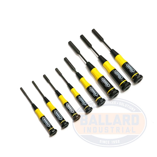 NUT DRIVER SET PRECISION 8 PC (GEN67508B&&) Ballard Industrial