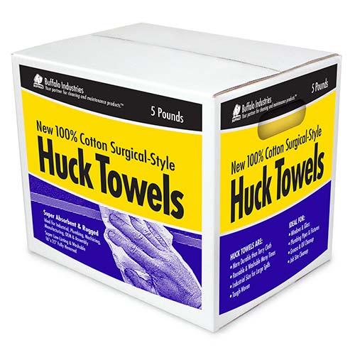 New Huck Towels, Durable and Highly Absorbent
