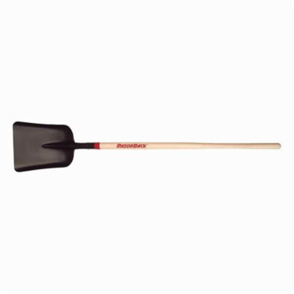 STEEL SCOOP LONG HANDLE WOOD 11-1/2