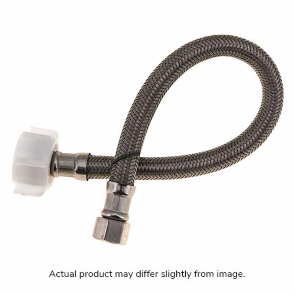 LAVATORY CONNECTOR SS BRAID 3/8