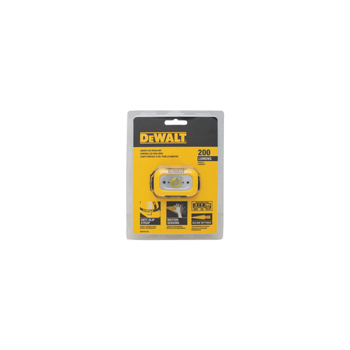 DEWALT 200-Lumen LED Headlamp (Battery Included) in the Headlamps