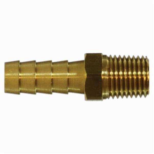 HOSE BARB,1/2 IN,3/4 MNPT,BRASS