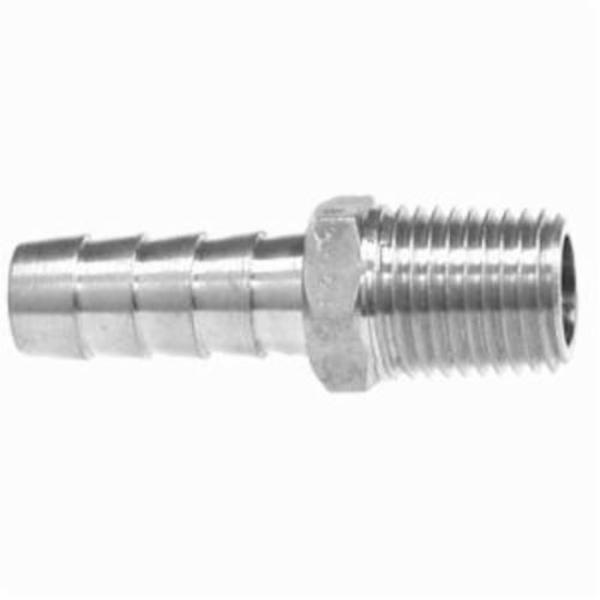 1/2 MPT CRIMPED ON HOSE END IN 316 STAINLESS STEEL, HOSE END —  PressureWasherProducts