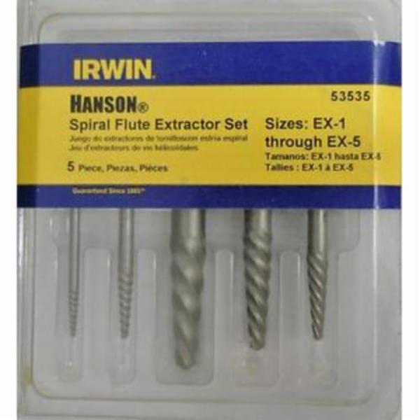 SCREW EXTRACTOR SET SPIRAL SCREW 5 PC (IRW-53535-&) - Ballard