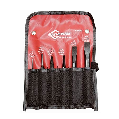 PUNCH & CHISEL SET 751K 6 PC (MHE-61005) - Ballard Industrial