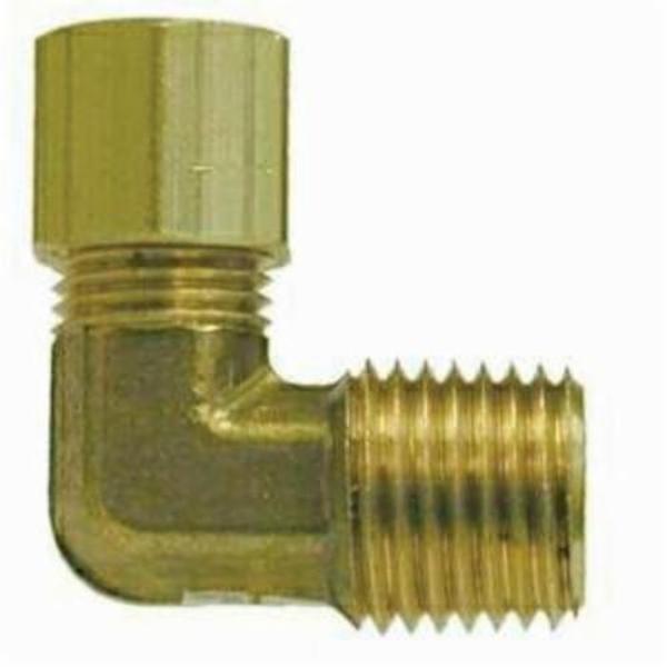 BRASS COMPRESSION FITTING ELBOW C X C 1/4 (MID-18-124) - Ballard