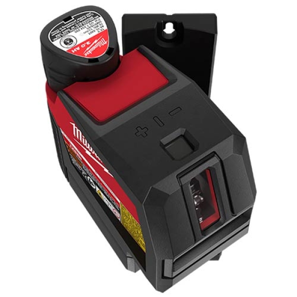Milwaukee Green 100 ft. Cross Line and Plumb Points Rechargeable Laser Level  with REDLITHIUM Lithium-Ion USB Battery and Charger 3522-21 - The Home Depot