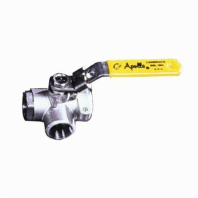 VALVE BALL STANDARD PORT CF8M SS 800 LB WOG 3-WAY 3/4