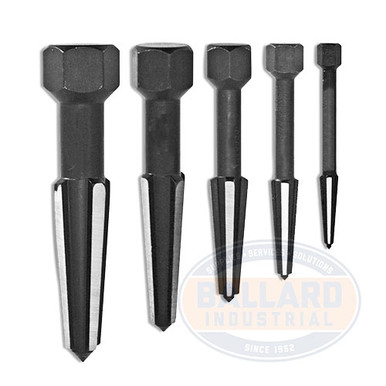 BOLT AND SCREW EXTRACTOR SET 5 PC #1 - #5 W/ VINYL POUCH