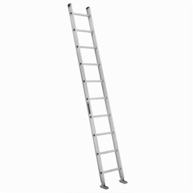 LADDER SINGLE ALUMINUM 10 FT TYPE 1A 300 LB (LOU-AE2110) - Ballard