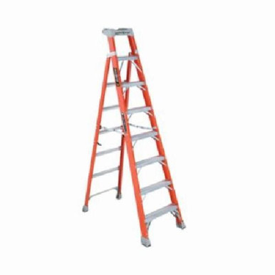 Louisville Ladder 6-Foot Fiberglass Cross Step Ladder, Type IA, 300-pound  Load Capacity, FXS1506