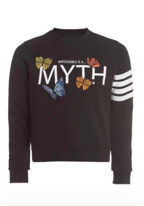 BLK BUTTERFLY MYTH SWEATSHIRT BLK BUTTERFLY MYTH SWEATSHIRT