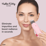 Hello Kitty SmartAppGuided™MicroCurrent Skin Scrubber & Blackhead Remover | 9 in 1