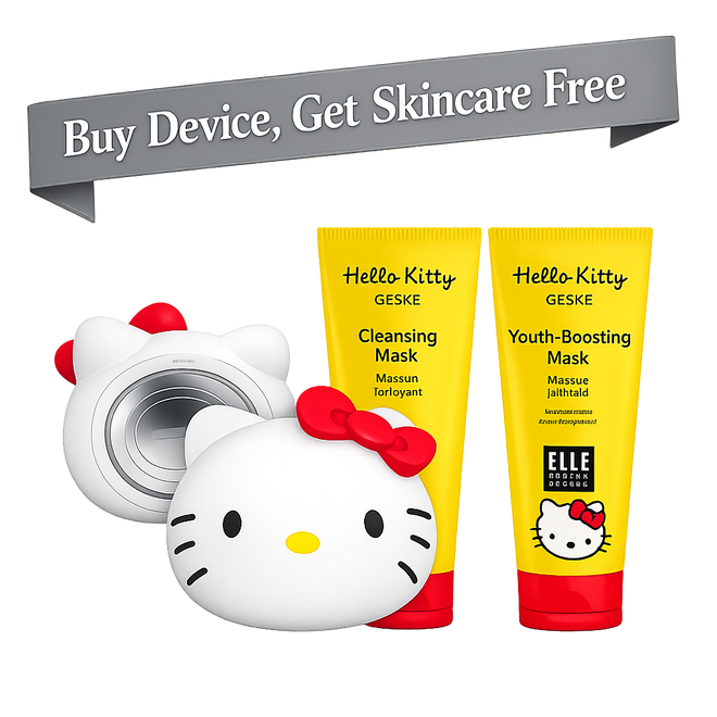 Hello Kitty SmartAppGuided™ Sonic Warm & Cool Mask | 8 in 1