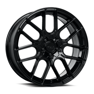 KR04 GLOSSY BLACK 18X8   5X100/5X114