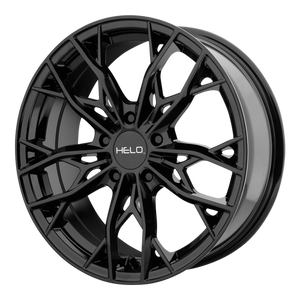 HE907 18X8.5 Gloss Black WHEEL-TIRE PACKAGE