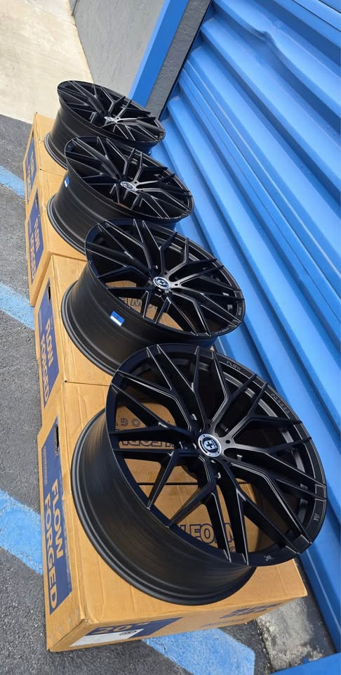 SET (4), WX889 HRE REP 20X9 SATIN BLACK - SUPER CLEAN FINISH, 5X114.3/5X120/5X108/5X112 FOR HYUNDAI, TOYOTA, NISSAN, HONDA, LEXUS,  INFINITI, EXPLORER, BENZ, BMW AND MUCH MORE