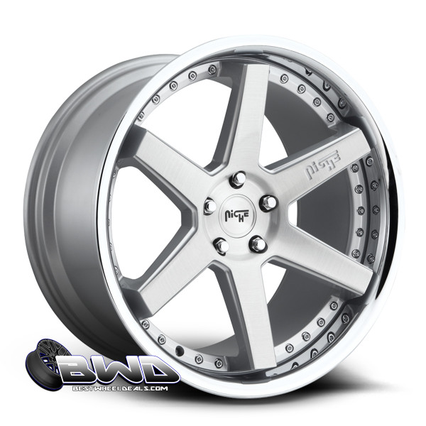 レア❗リミテッド Stone Veal Epic 11.11.11 Niche Altair Silver Machined Wheels | BestWheelDeals | Order Your