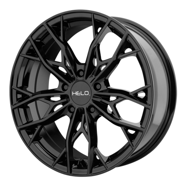 HE907 18X8.5 Gloss Black WHEEL-TIRE PACKAGE