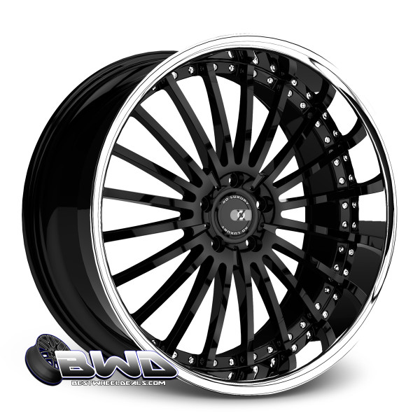 OCHO the Best ラテン　グループ8 N.Y. XO New York Gloss Black w/ Polished Lip Wheels