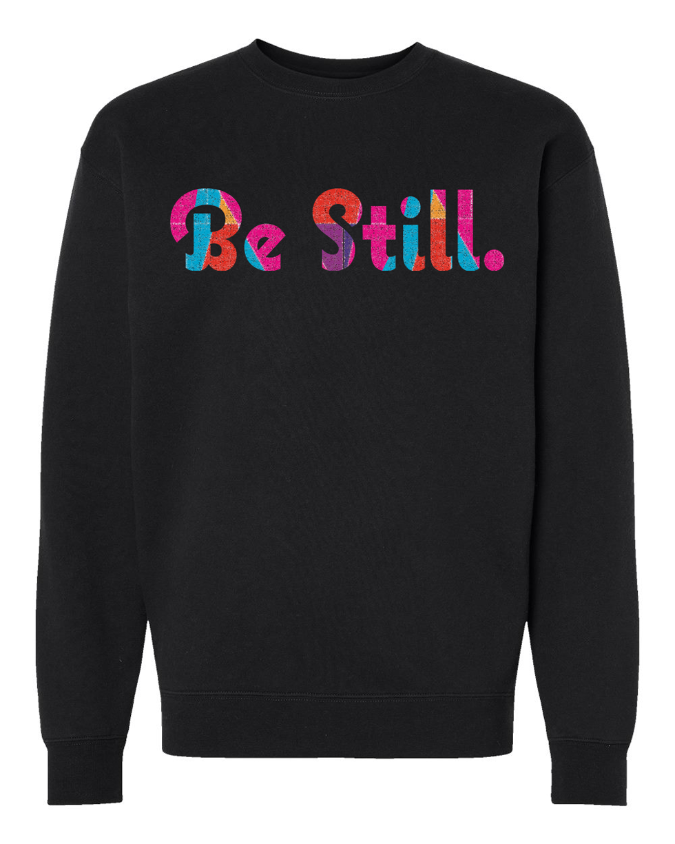 Men's Be Still Heavyweight Sweatshirt - STYWOLITS