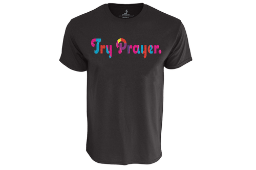 Men's Try Prayer Short Sleeve T-shirt