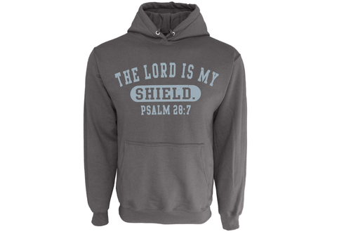 Men's Psalm 28:7 Fleece Hoodie