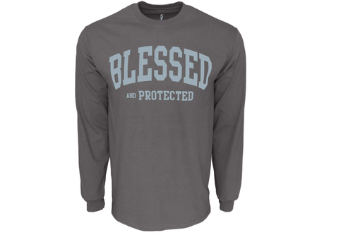 Men's Blessed and Protected Long Sleeve T-shirt