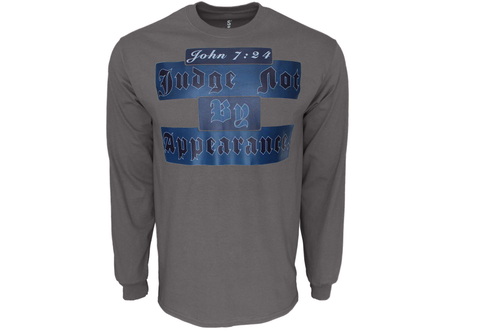 Men's John 7:24 Long Sleeve T-shirt