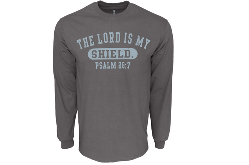 Men's Psalm 28:7 Long Sleeve T-shirt