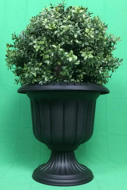 Faux Boxwood In Planter Round Boxwood Shrub