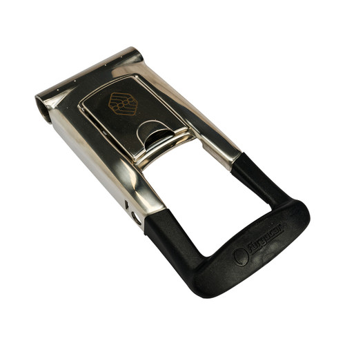 Door handle 22mm cam lock silver