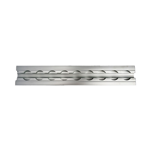 Cargo track recessed aluminium silver