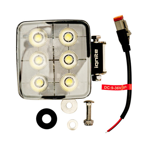 Spot light front wall black