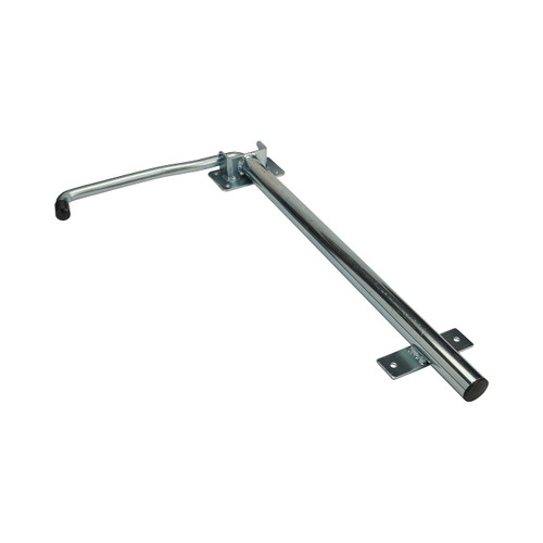Door retainer telescopic light duty silver