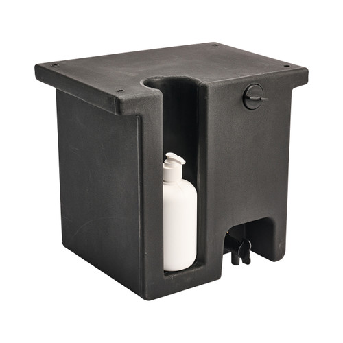 Water tank 15L with soap dispenser black