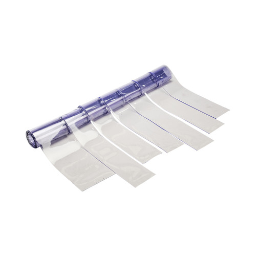 Chiller curtain & track rear compartment clear/silver