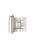 Hinge assembly rear 60mm silver