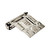 Rear hinge suits 80mm wall silver